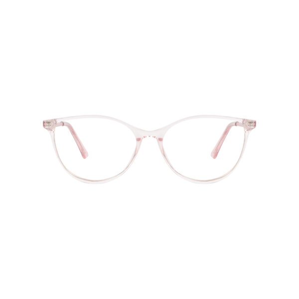 SpexVue | Full Rim Transparent Pink | Cateye For Women | Eyeglassess|Computer Glasses|Blue Ray Protective(BlueCut) - Image 2