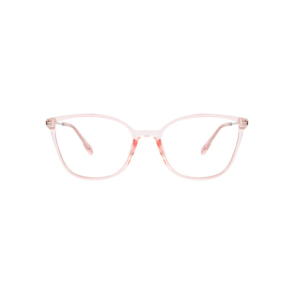 SpexVue | Full Rim Transparent Pink | Cateye For Women | Eyeglassess - Image 2