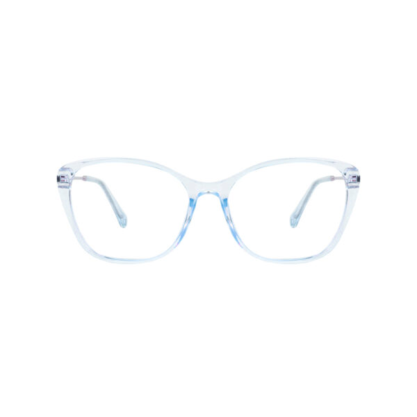 SpexVue | Full Rim Transparent Blue | Cateye For Women | Eyeglassess|Computer Glasses|Blue Ray Protective(BlueCut) - Image 2