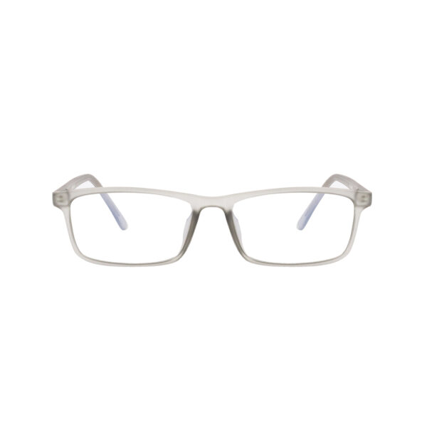 SpexVue | Full Rim Transparent Grey | Rectangle For Men & Women | Eyeglassess|Computer Glasses|Blue Ray Protective(BlueCut) - Image 2
