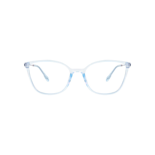 SpexVue | Full Rim Transparent Blue | Cateye For Women | Eyeglassess|Computer Glasses|Blue Ray Protective(BlueCut) - Image 2