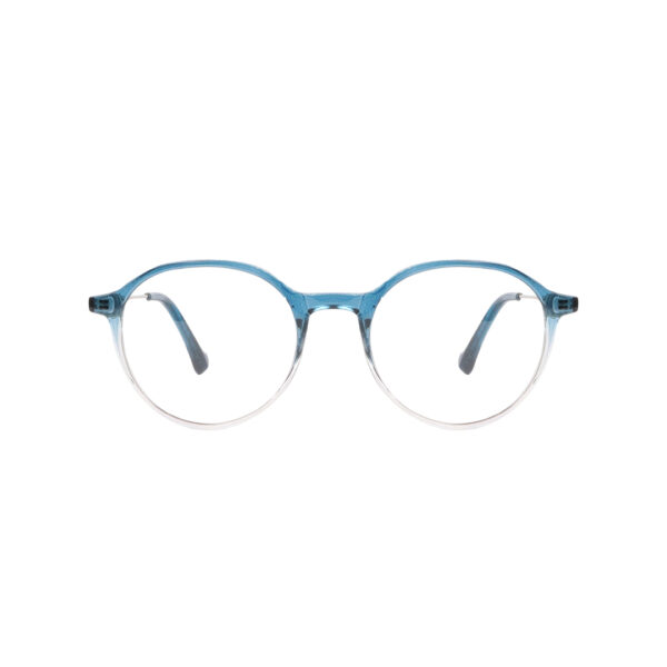 SpexVue  | Full Rim Transparent Blue | Oval For Men & Women | Eyeglassess - Image 2