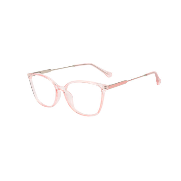 SpexVue | Full Rim Transparent Pink | Cateye For Women | Eyeglassess|Computer Glasses|Blue Ray Protective(BlueCut) - Image 3