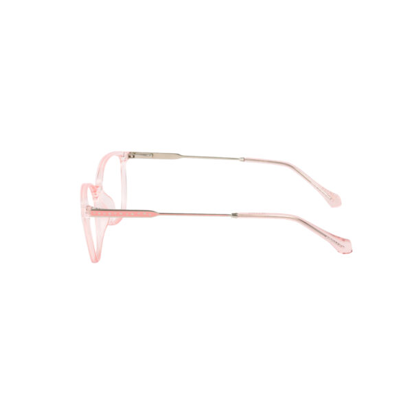 SpexVue | Full Rim Transparent Pink | Cateye For Women | Eyeglassess|Computer Glasses|Blue Ray Protective(BlueCut) - Image 4