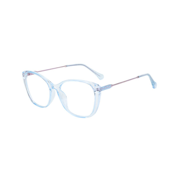 SpexVue | Full Rim Transparent Blue | Cateye For Women | Eyeglassess|Computer Glasses|Blue Ray Protective(BlueCut) - Image 3