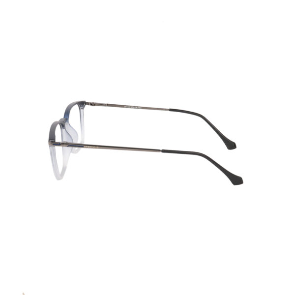 SpexVue | Full Rim Transparent Blue | Wayfarer For Men & Women | Eyeglassess|Computer Glasses|Blue Ray Protective(BlueCut) - Image 4