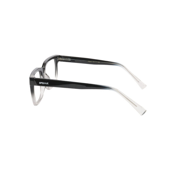 SpexVue | Full Rim Transparent Black | Wayfarer For Men & Women | Eyeglassess - Image 4