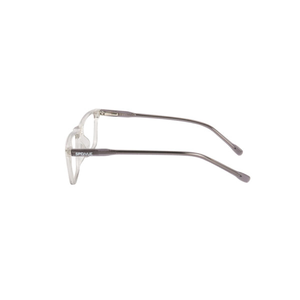 SpexVue | Full Rim Transparent Grey | Wayfarer For Kids Boy | Eyeglassess|Computer Glasses|Blue Ray Protective(BlueCut) - Image 4