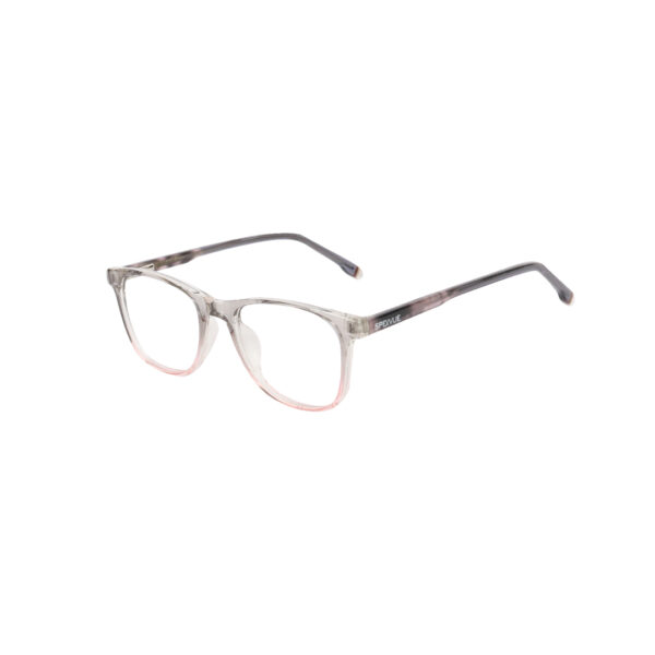 SpexVue | Full Rim Transparent Grey | Wayfarer For Kids Boy | Eyeglassess|Computer Glasses|Blue Ray Protective(BlueCut) - Image 3