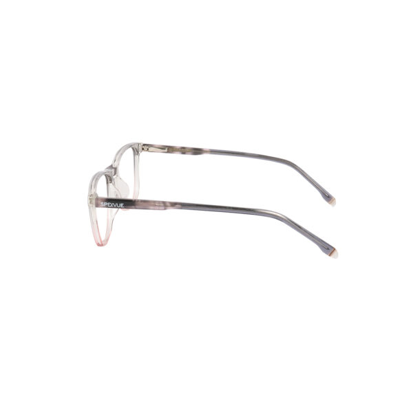 SpexVue | Full Rim Transparent Grey | Wayfarer For Kids Boy | Eyeglassess|Computer Glasses|Blue Ray Protective(BlueCut) - Image 4