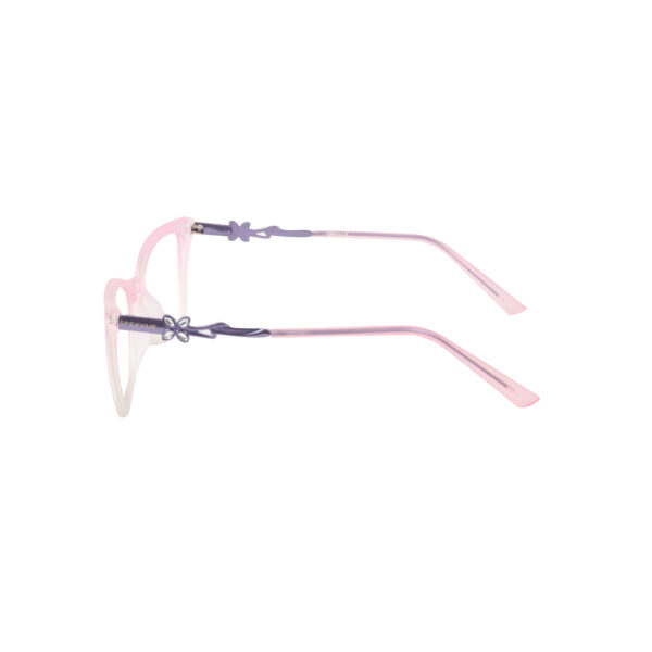 SpexVue | Full Rim Transparent Purple | Cateye For Women | Eyeglassess|Computer Glasses|Blue Ray Protective(BlueCut) - Image 4