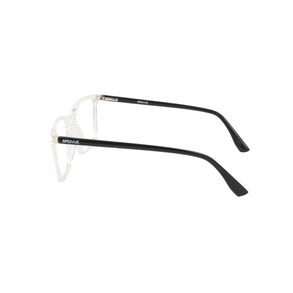 SpexVue | Full Rim Transparent | Wayfarer For Men & Women | Eyeglassess|Computer Glasses|Blue Ray Protective(BlueCut) - Image 3