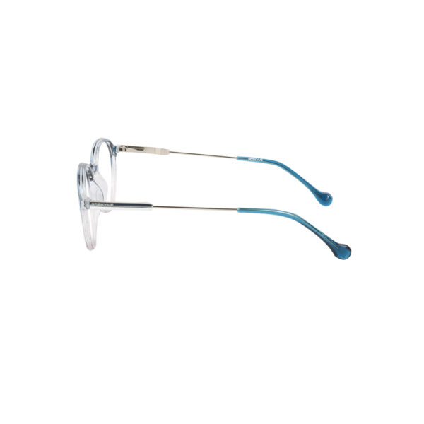 SpexVue  | Full Rim Transparent Blue | Oval For Men & Women | Eyeglassess - Image 4