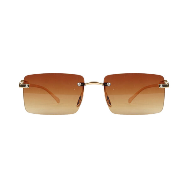 SpexVue  | Rim Less  Gold | Rectangle For Men & Women | Sunglass - Image 3