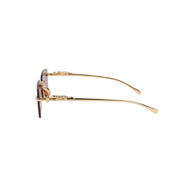 SpexVue  | Rim Less  Gold | Rectangle For Men & Women | Sunglass - Image 2