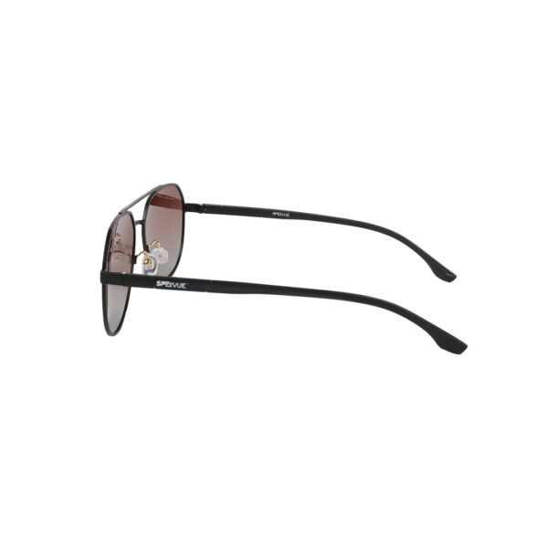 SpexVue  | Full Rim  Gold Black | Aviator For Men & Women | Sunglass - Image 4