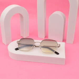 SpexVue  | Full Rim  Silver | Hexa For Men & Women | Sunglass
