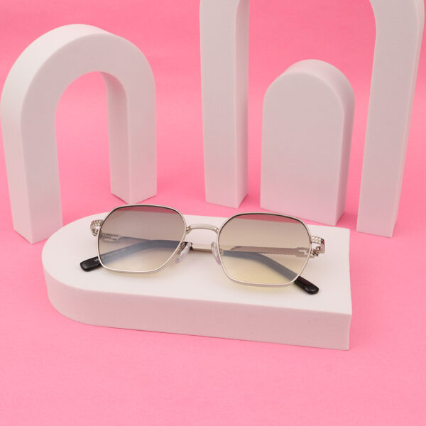 SpexVue  | Full Rim  Silver | Hexa For Men & Women | Sunglass