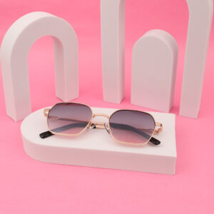 SpexVue  | Full Rim  Gold | Hexa For Men & Women | Sunglass