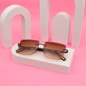 SpexVue  | Rim Less  Brown | Trendy For Men & Women | Sunglass