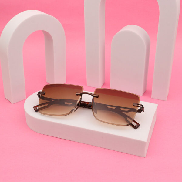 SpexVue  | Rim Less  Brown | Trendy For Men & Women | Sunglass