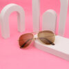 SpexVue  | Full Rim  Gold | Aviator For Men & Women | Sunglass