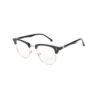 SpexVue | Full Rim Silver Black Clipon | Clubmaster For Men & Women | Eyeglassess|Computer Glasses|Blue Ray Protective(BlueCut) - Image 3