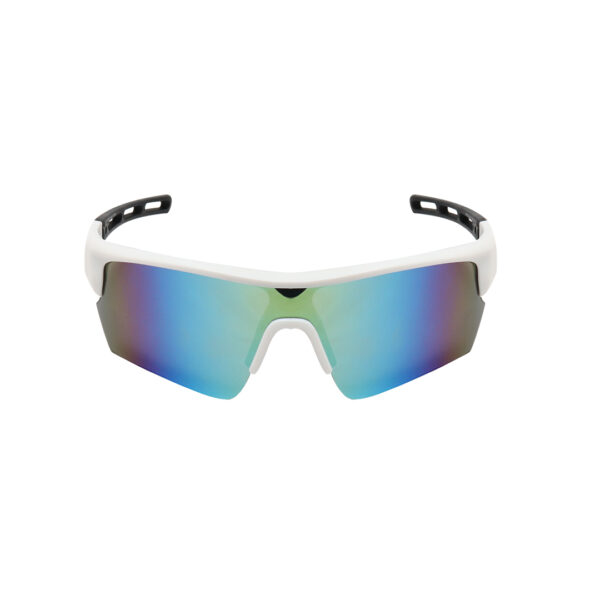 SpexVue Full Rim White Sports Sunglasses for adult |Stylish Sports Glasses - Image 2